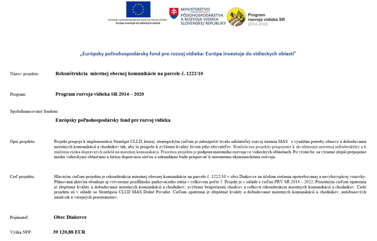 Rekonštrukcia_miestnej_obecnej_komunikácie_Diakovce