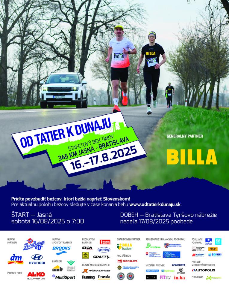 Beh od Tatier k Dunaju 2025
