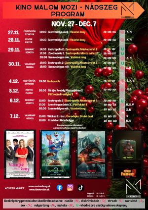 Program Kino Malom Mozi 1